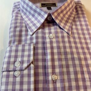 Purple Checkered Men's Shirt